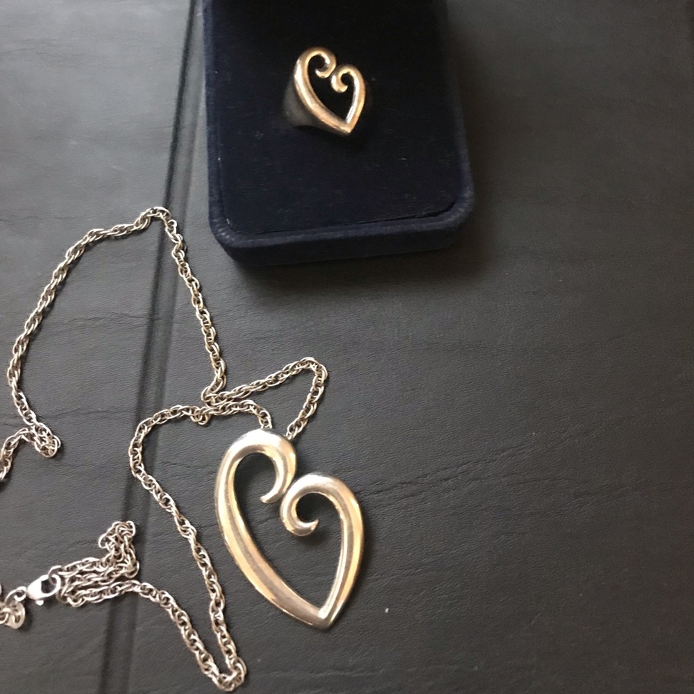 James Avery necklace and ring